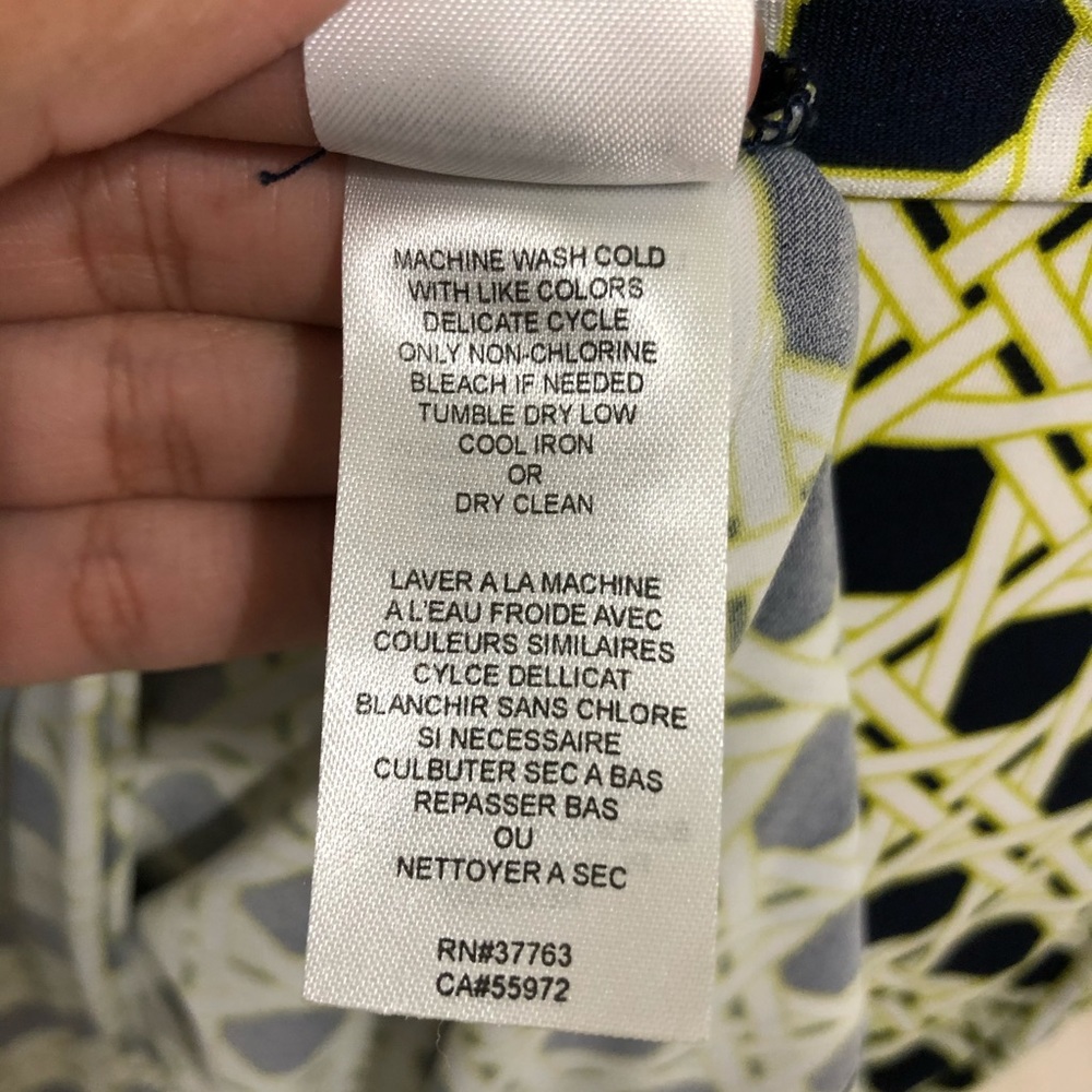 🩷Sale🩷Laundy by Shelli Segal graphic knee-length dress - EUC - Size 6 - Picture 6 of 8